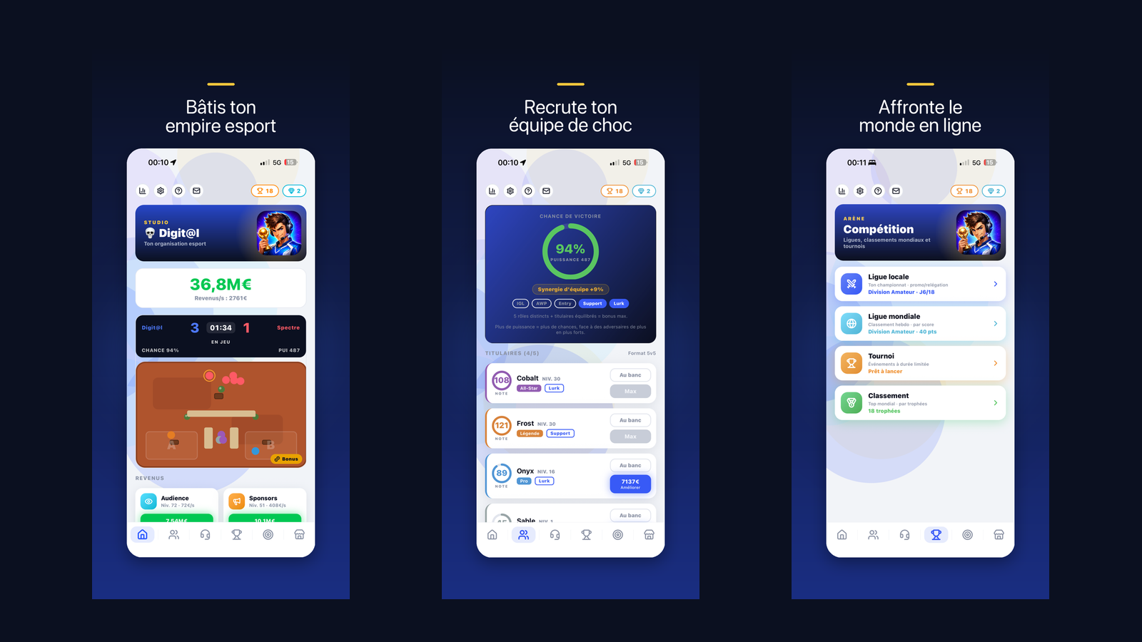Esport Tycoon — De la chambre au mondial.