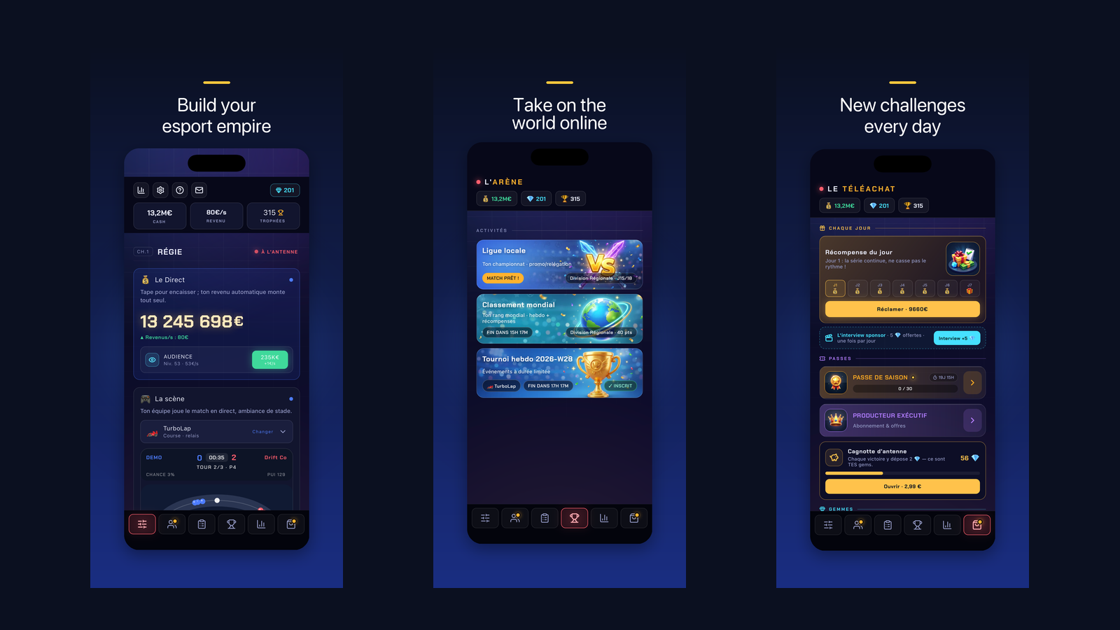 Esport Tycoon — From the bedroom to the world stage.