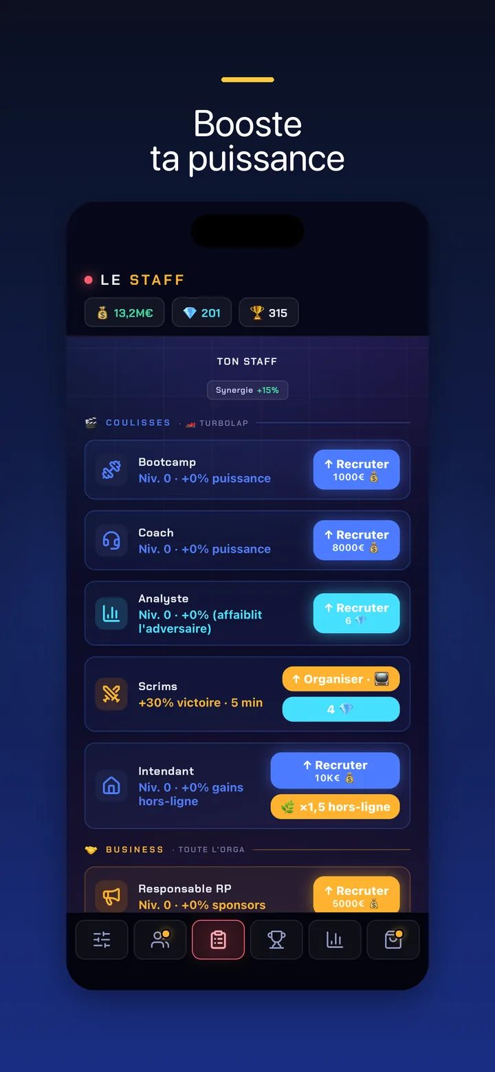 Esport Tycoon — Captures 4