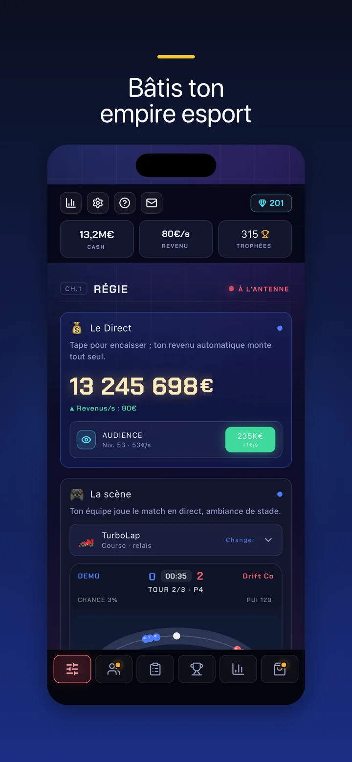 Esport Tycoon — Captures 2