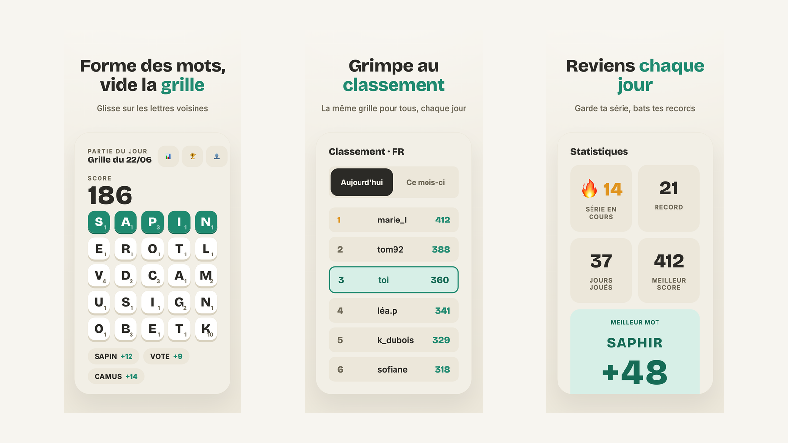 Glyfo — Le mot du jour, chaque jour.